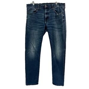 American Eagle Original Straight Flex Stretch Denim Jeans Mens Sz 36 X34 AE